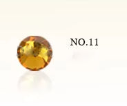 Crystal AB Nail Art Rhine Stone Colorful AB Colors Flat Bottom Mixed Sizes 3D Nail Art Decoration