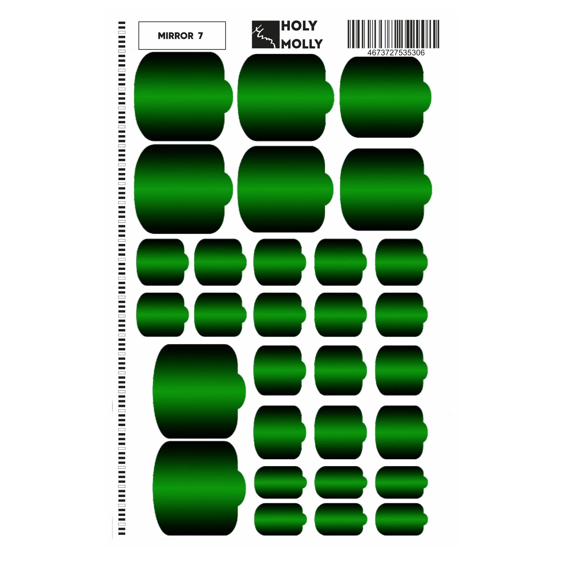 PEDICURE FILM MIRROR #7- HOLY MOLLY