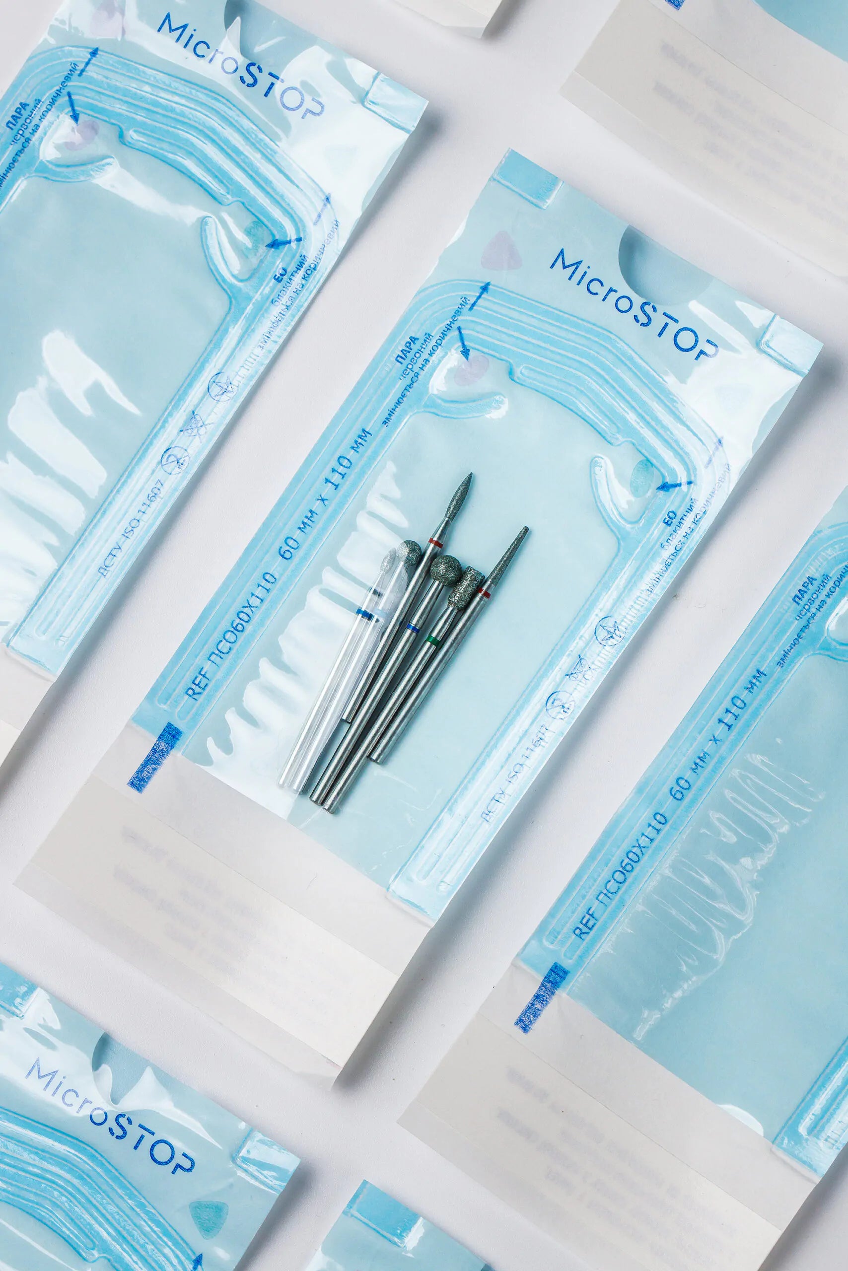 MicroStop self-adhesive pouches for AUTOCLAVE ONLY, 60x110 mm (200 pcs)