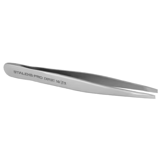 STALEKS PRO EXPERT 10 TYPE 2 EYEBROW TWEEZERS STRAIGHT TE-10/2 - STALEKS™