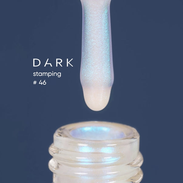 DARK Stamping Polish Blue Chameleon #46, 10ml