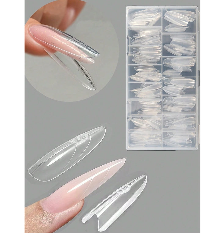 Clear Sandwich Dual Nail Forms with upper and lower forms