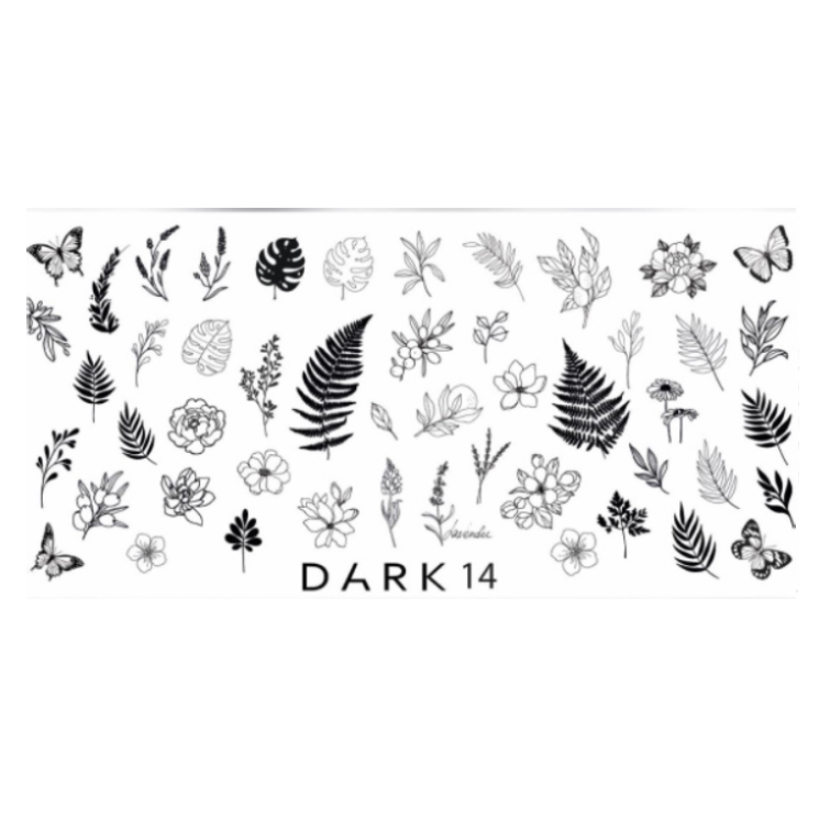 DARK Stamping Plate 14