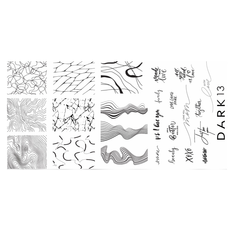 DARK - Stamping Plate 13