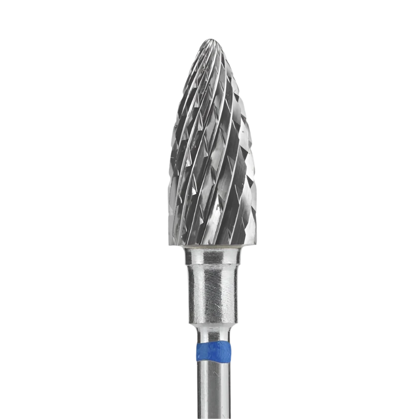 STALEKS - Carbide nail drill bit "Pine Cone" blue, 6/14mm (FT110B060/14) (#212)