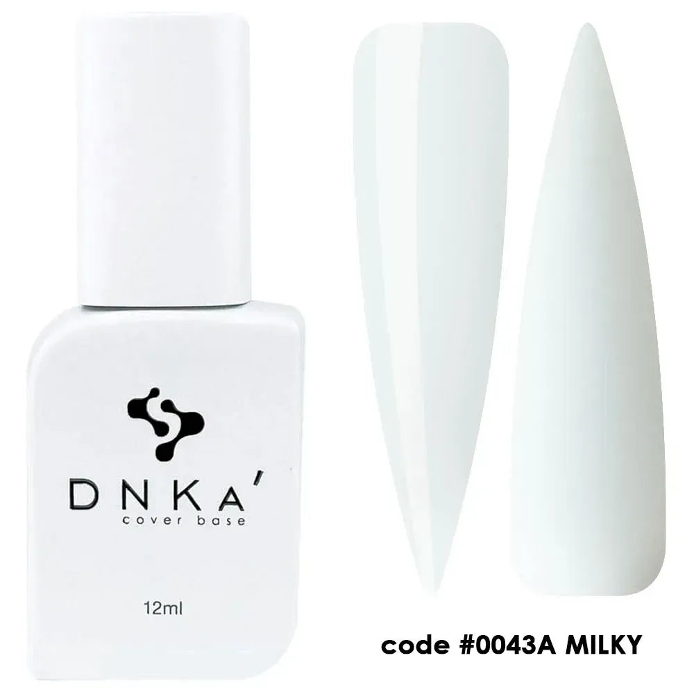 DNKa Cover Base #0043A Milky bottle on a white background