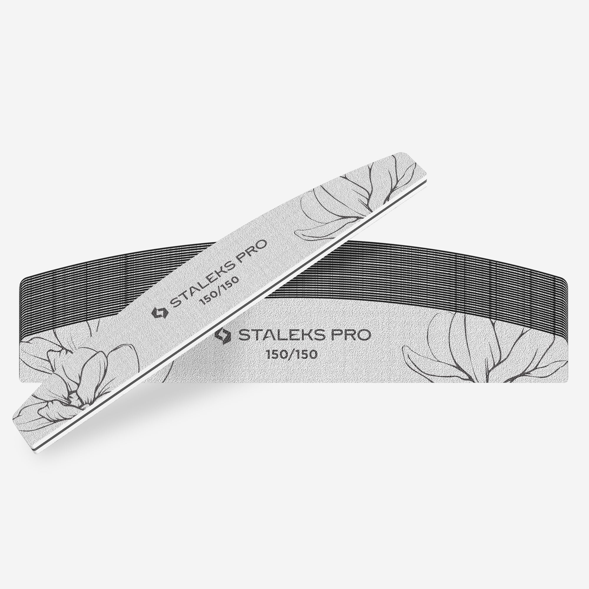 STALEKS - Crescent Mineral Nail File EXPERT 40 150/150 grit, 25pcs - NFE-40-150/150-25