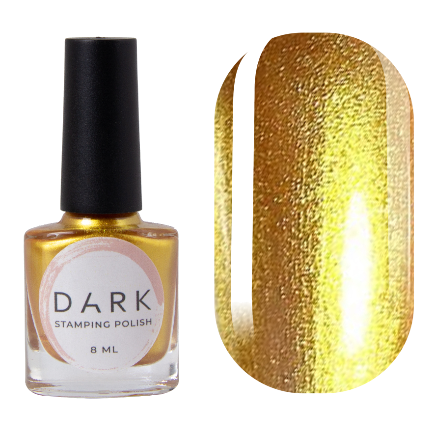 DARK Stamping Polish Gold #04, 8ml