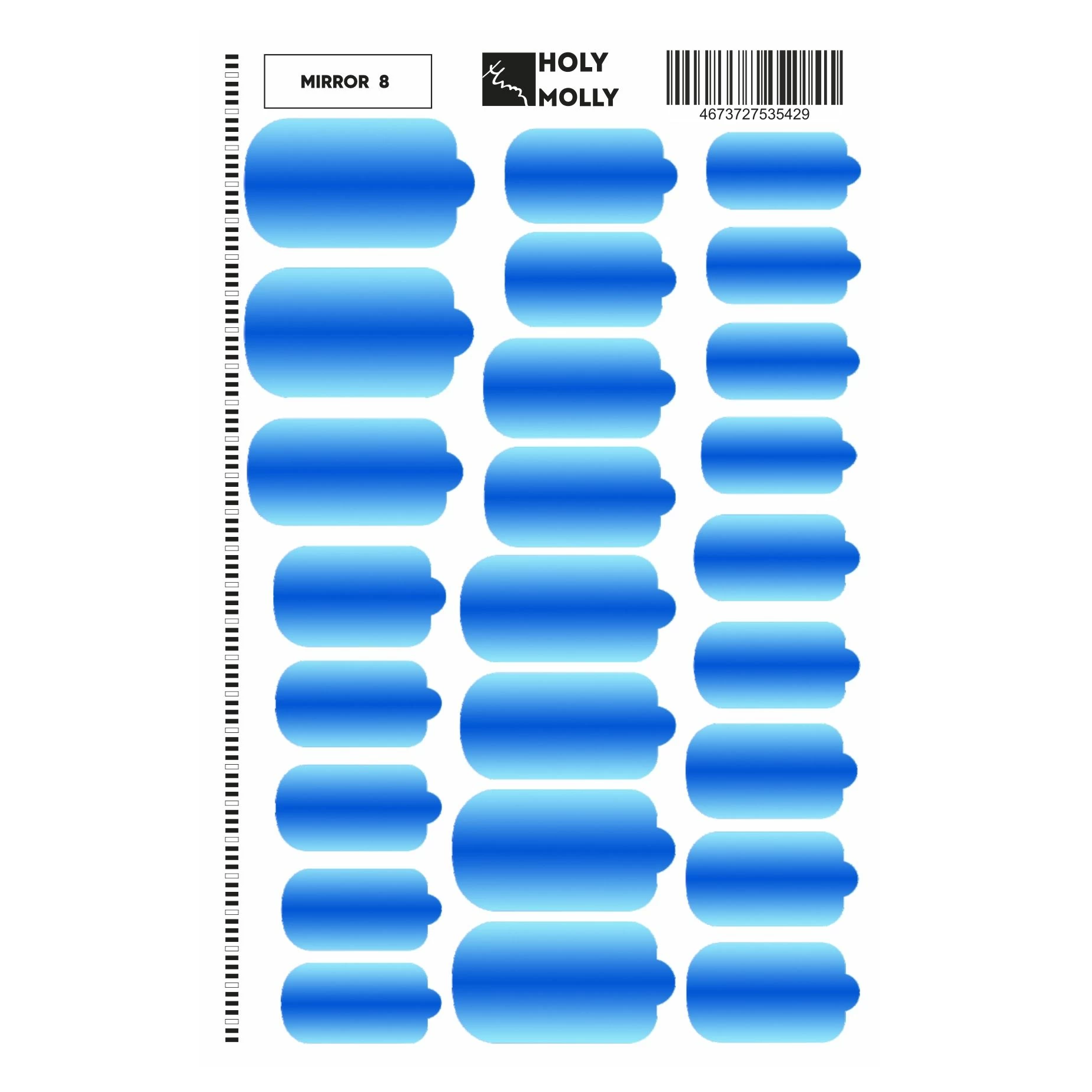 MANICURE FILM MIRROR #8- HOLY MOLLY