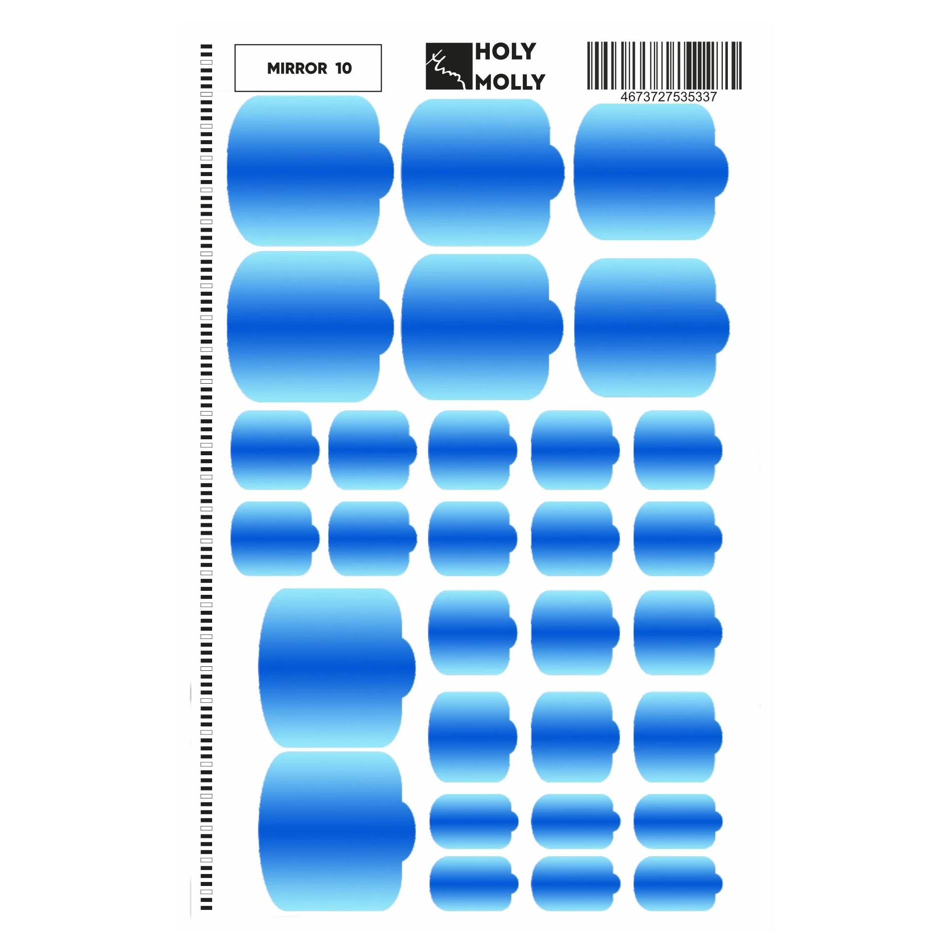 PEDICURE FILM MIRROR #10- HOLY MOLLY