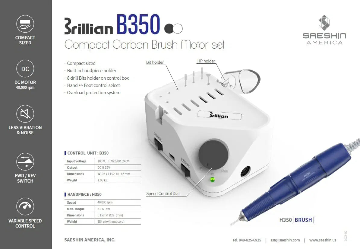 BRILLIAN B350 / H350(BLUE) 35K SET(3/32″) - SAESHIN