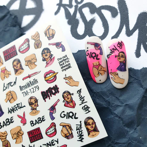 TM-1279 NAIL DECAL 2D
