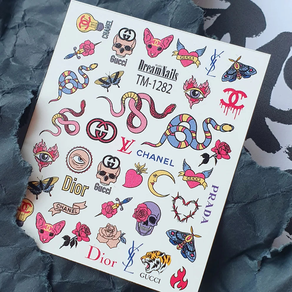 TM-1282 Nail Decal 2D