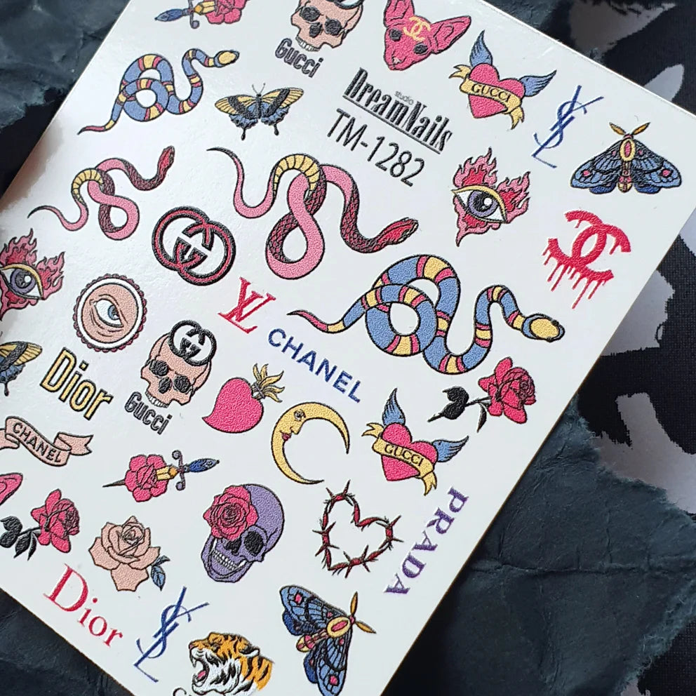 TM-1282 Nail Decal 2D