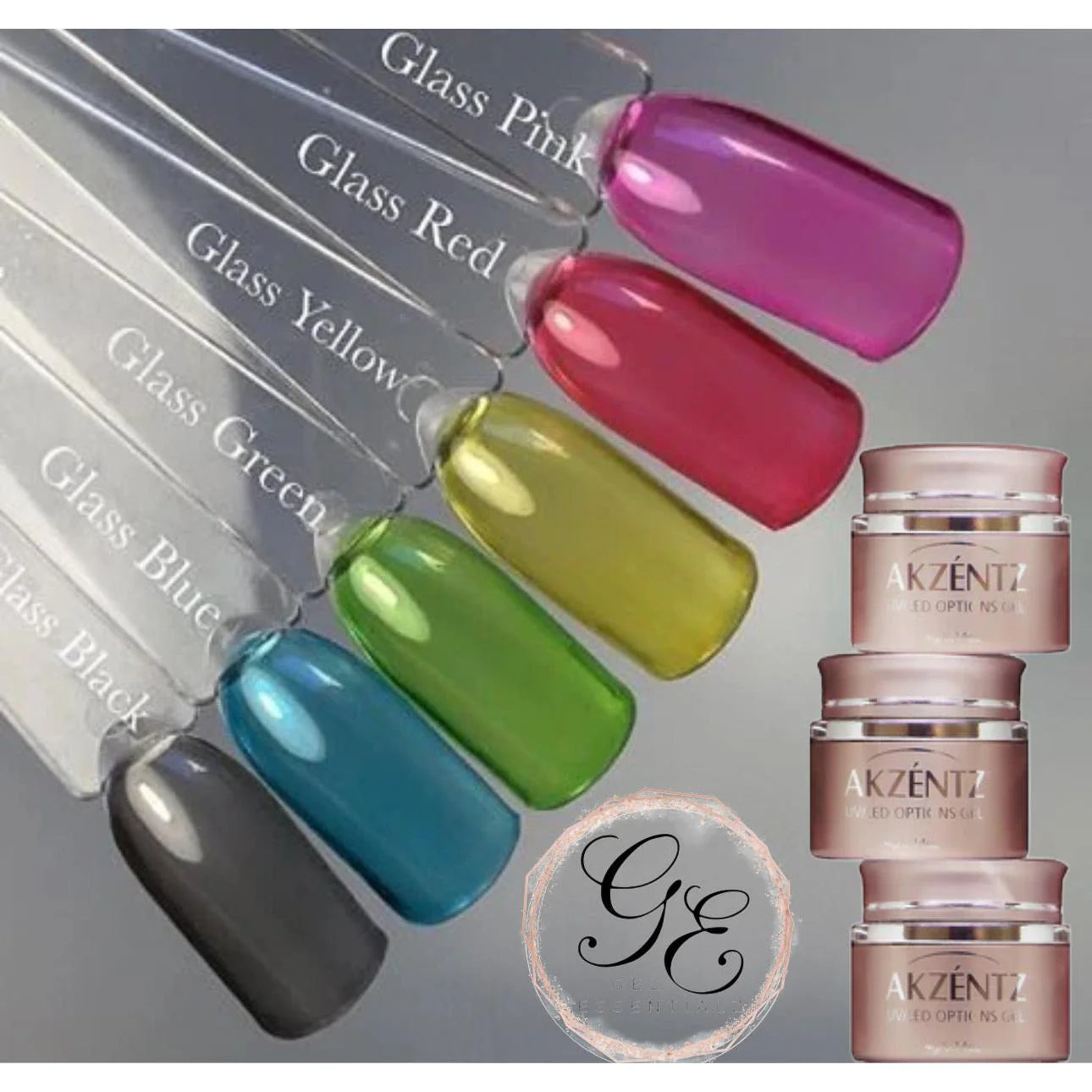 Akzentz - UV/LED Options Gel Glass