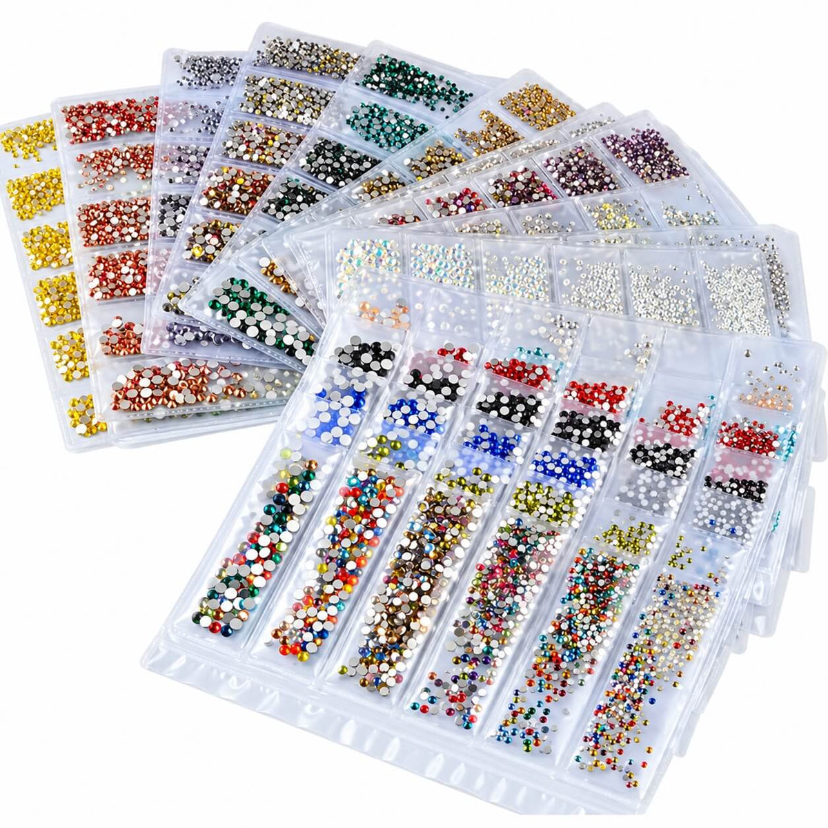AB Crystal Nail Rhinestones 1.5–3.8mm