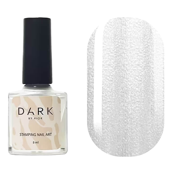DARK Stamping Polish White Pearl #44, 10ml