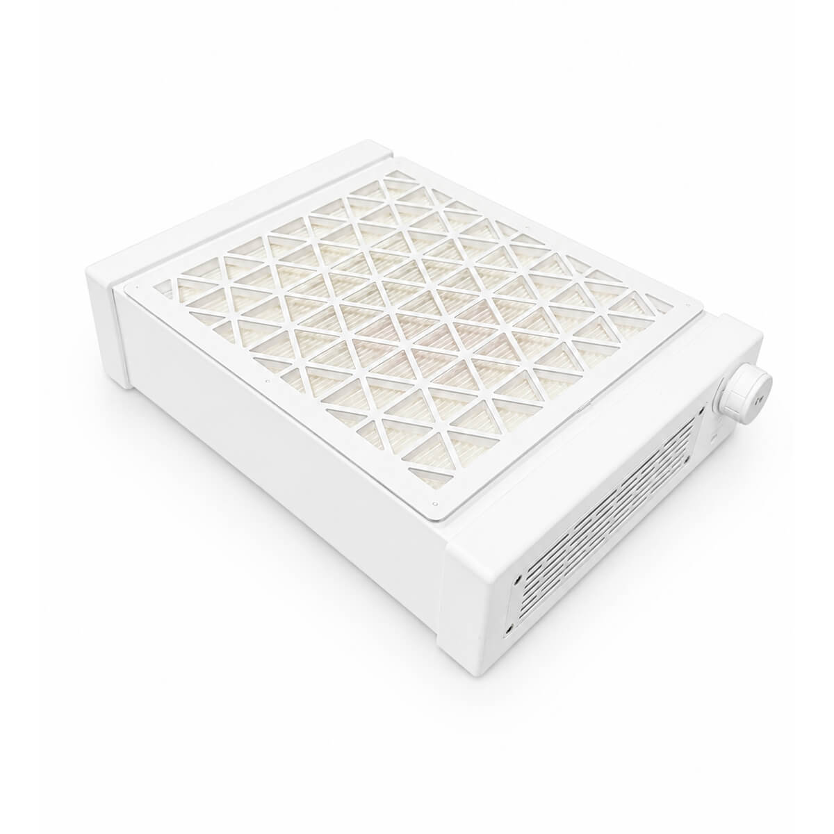 Aero Maxi table-top nail dust collector shown on a white background