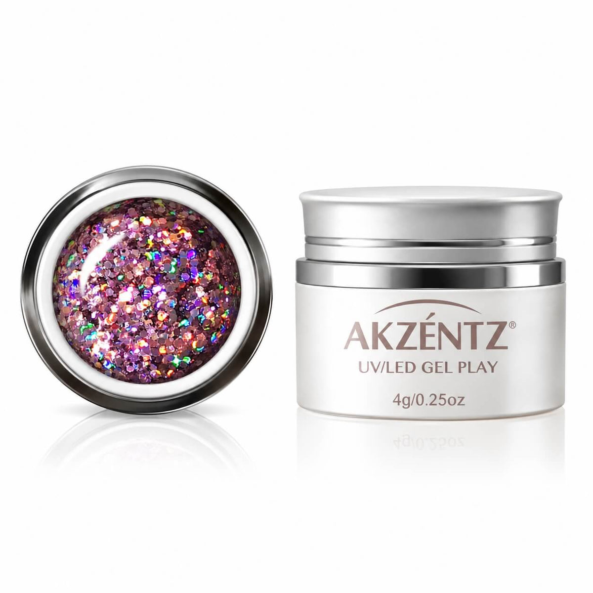 Akzentz Gel Play Glitter Crush Pink 4g