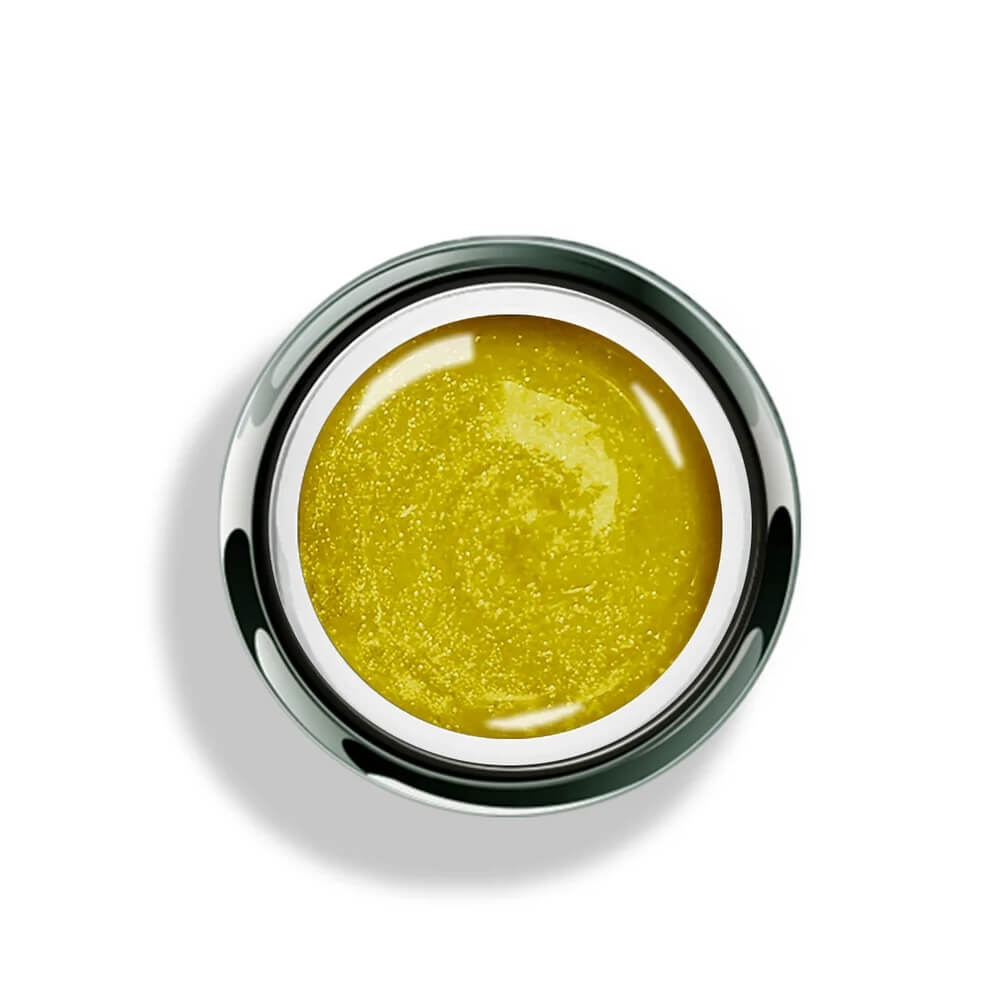 Akzentz Gel Play Glitter Gold, 4g, label close-up