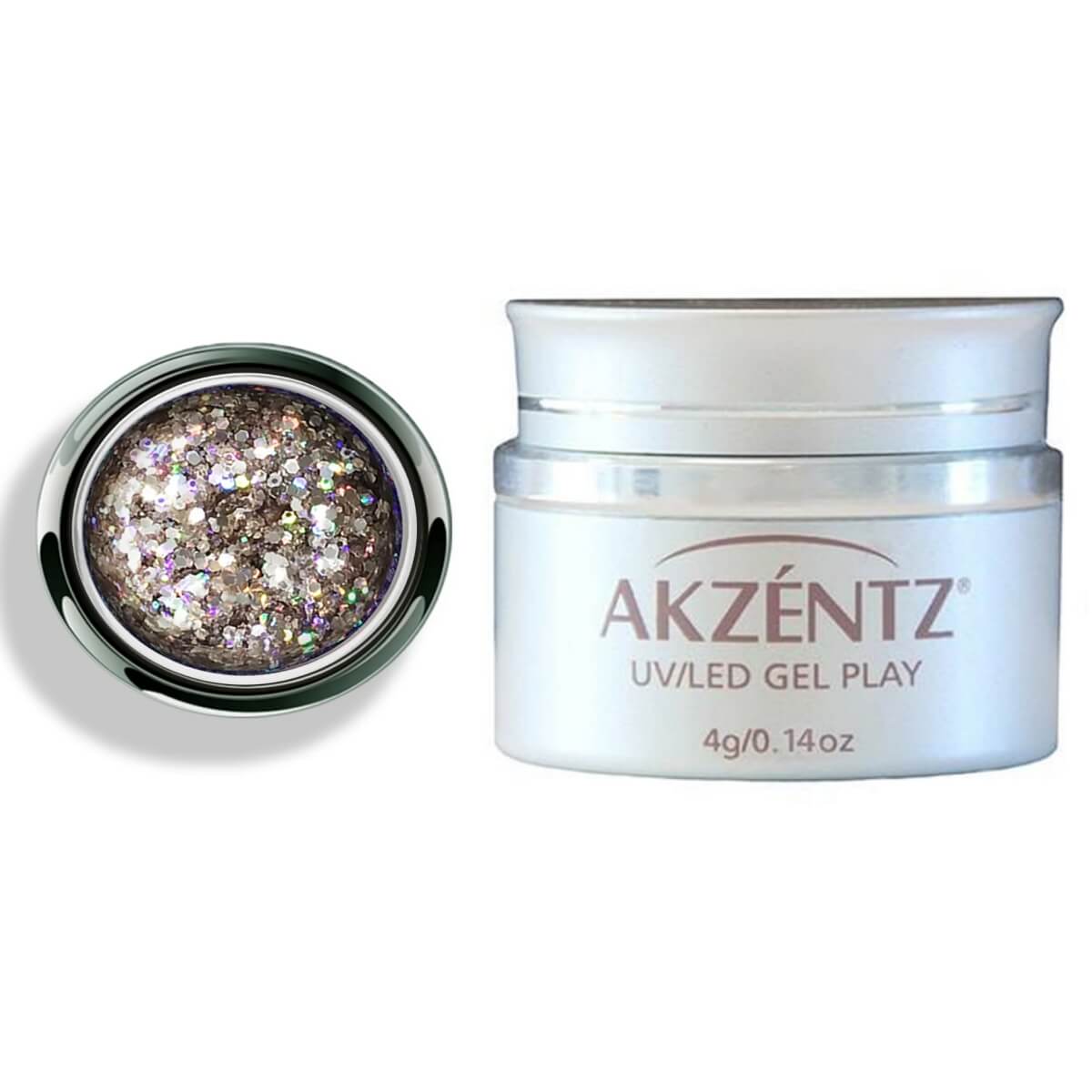 Akzentz Gel Play Glitter Gold Crush 4g