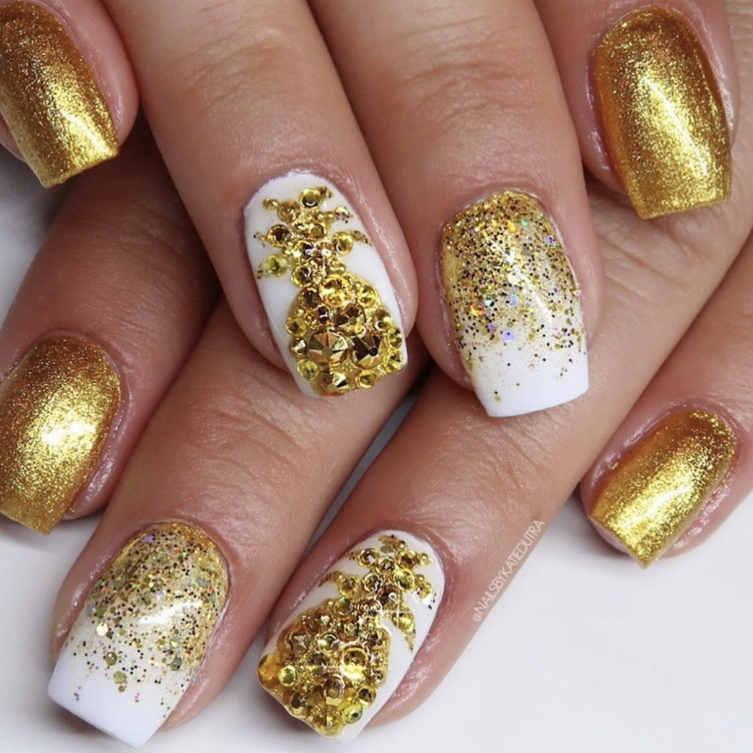 Akzentz - Gel Play Glitter Golden Nugget, 4g