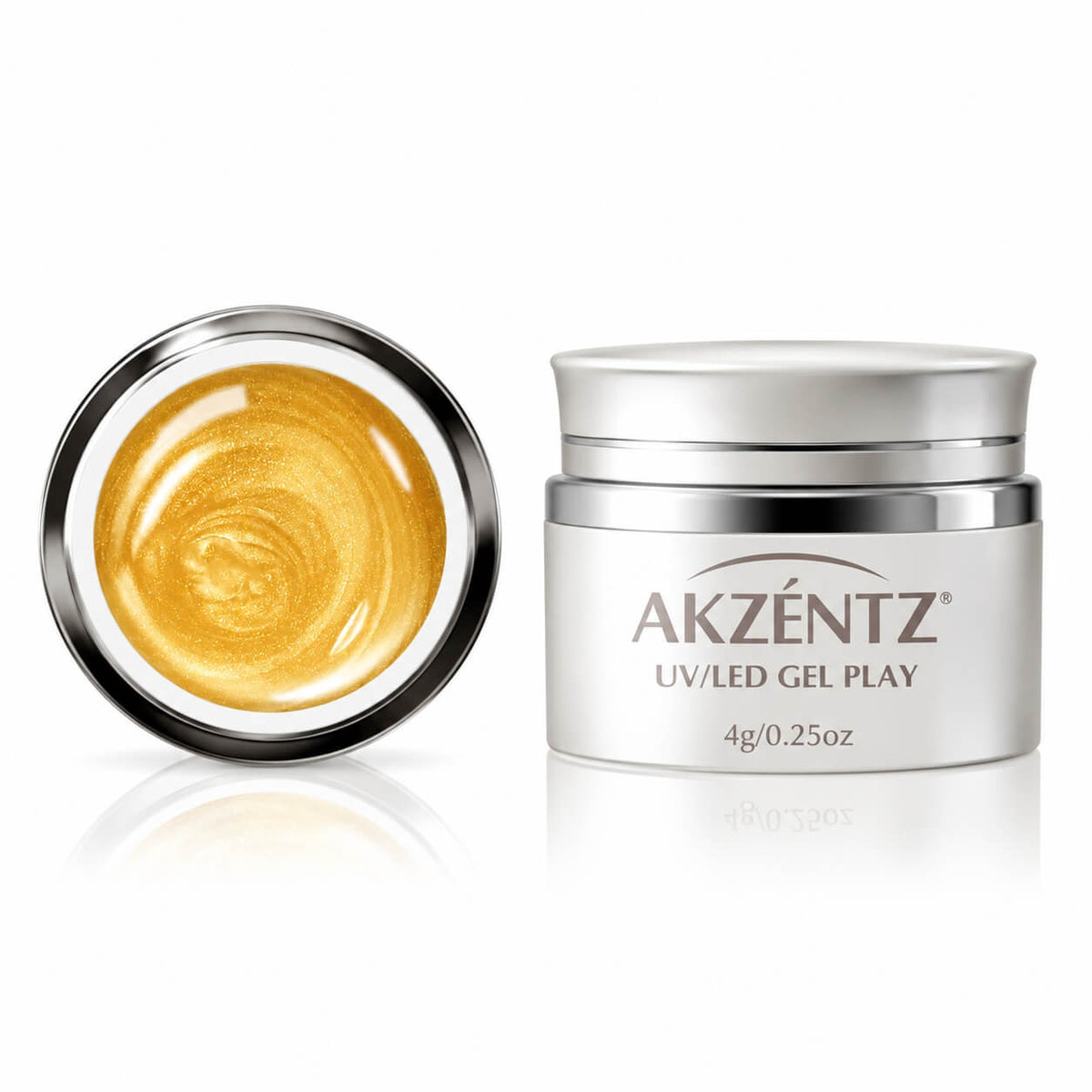 Akzentz Golden Nugget professional UV LED glitter art gel