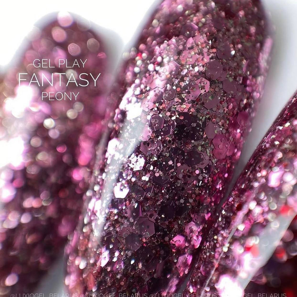 Akzentz Gel Play Peony Fantasy, 4g, label close-up