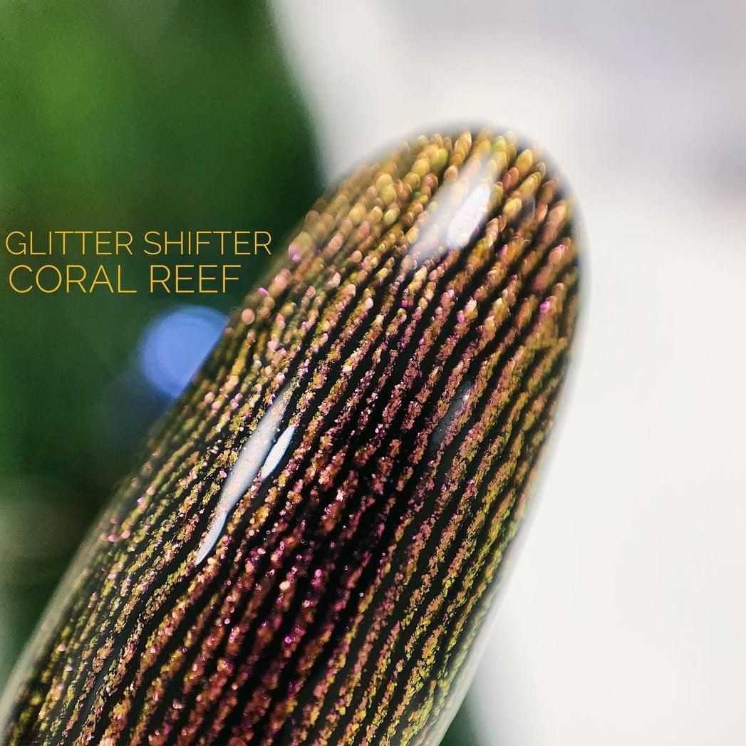 Akzentz Glitter Shifter Coral Reef Gel