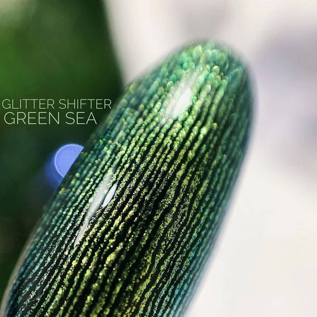 Akzentz Green Sea Glitter Gel 4g