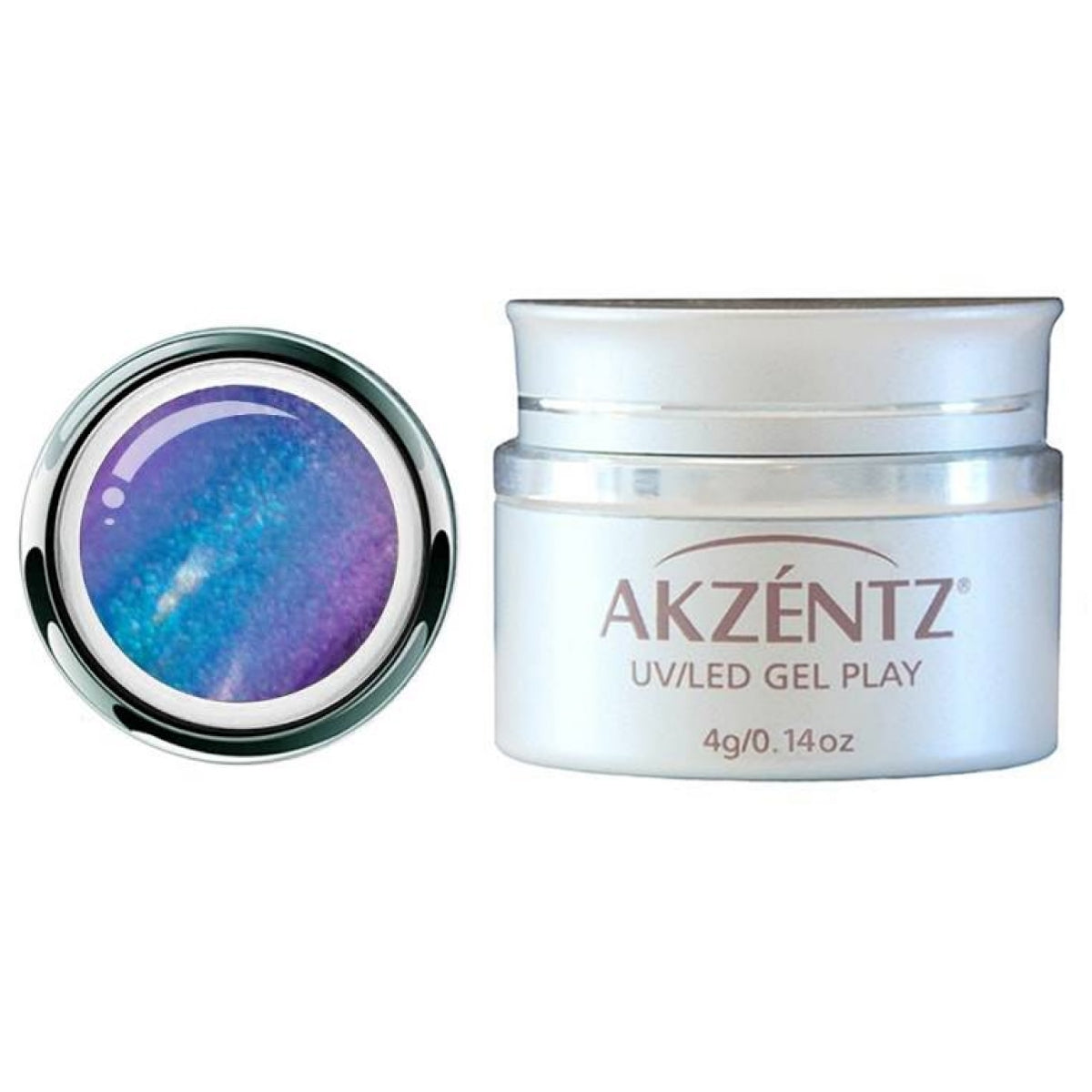 Akzentz Gel Play Glitter Shifter Orca Blue 4g