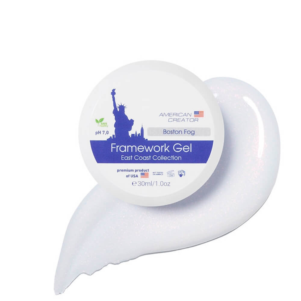 30ml bottle of American Creator Framework Gel in Boston Fog