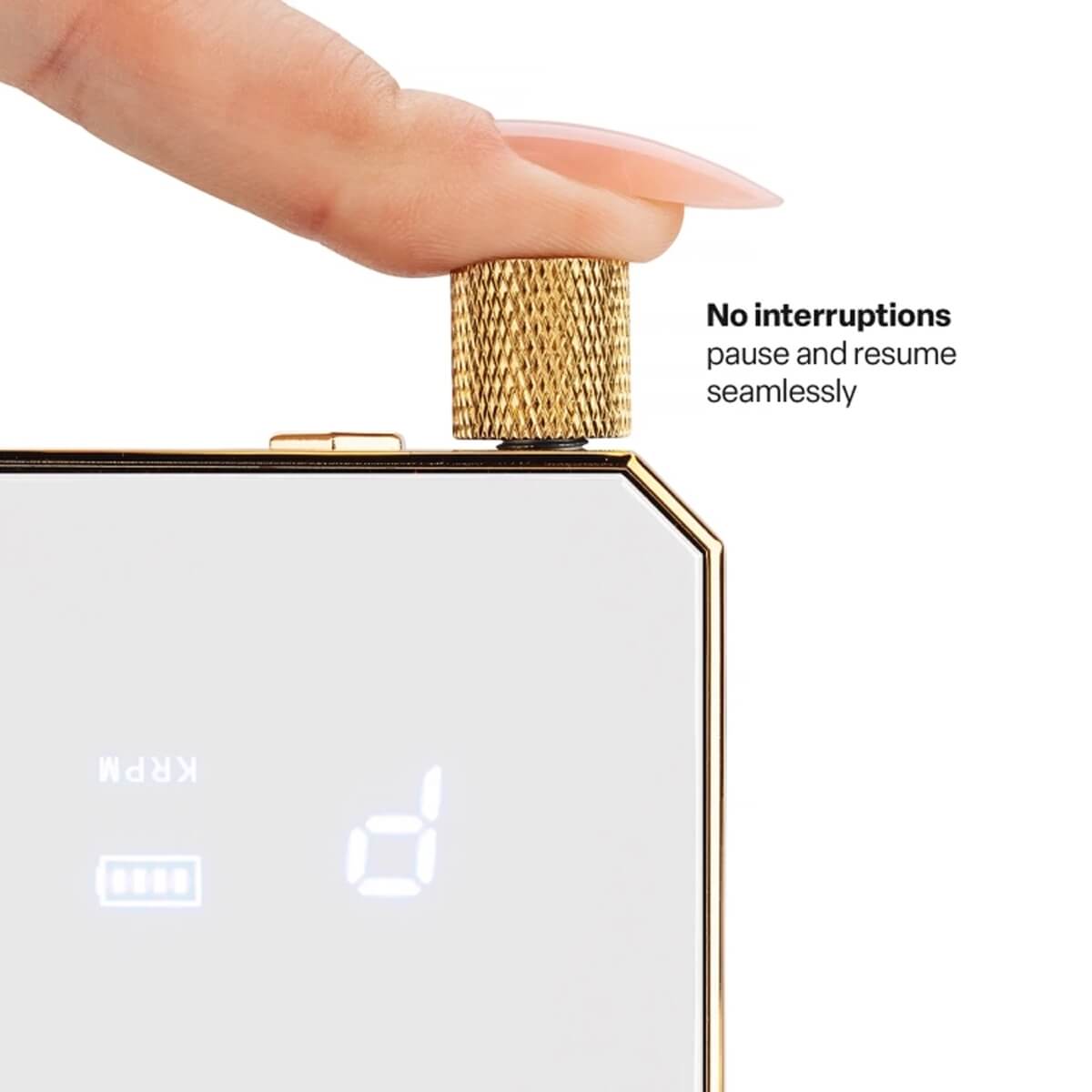 Apres E-file White nail drill for salon manicure