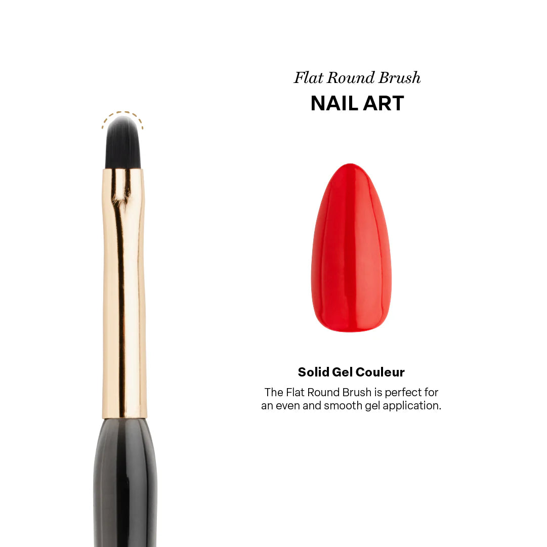 Apres Flat Round Brush Nil Art