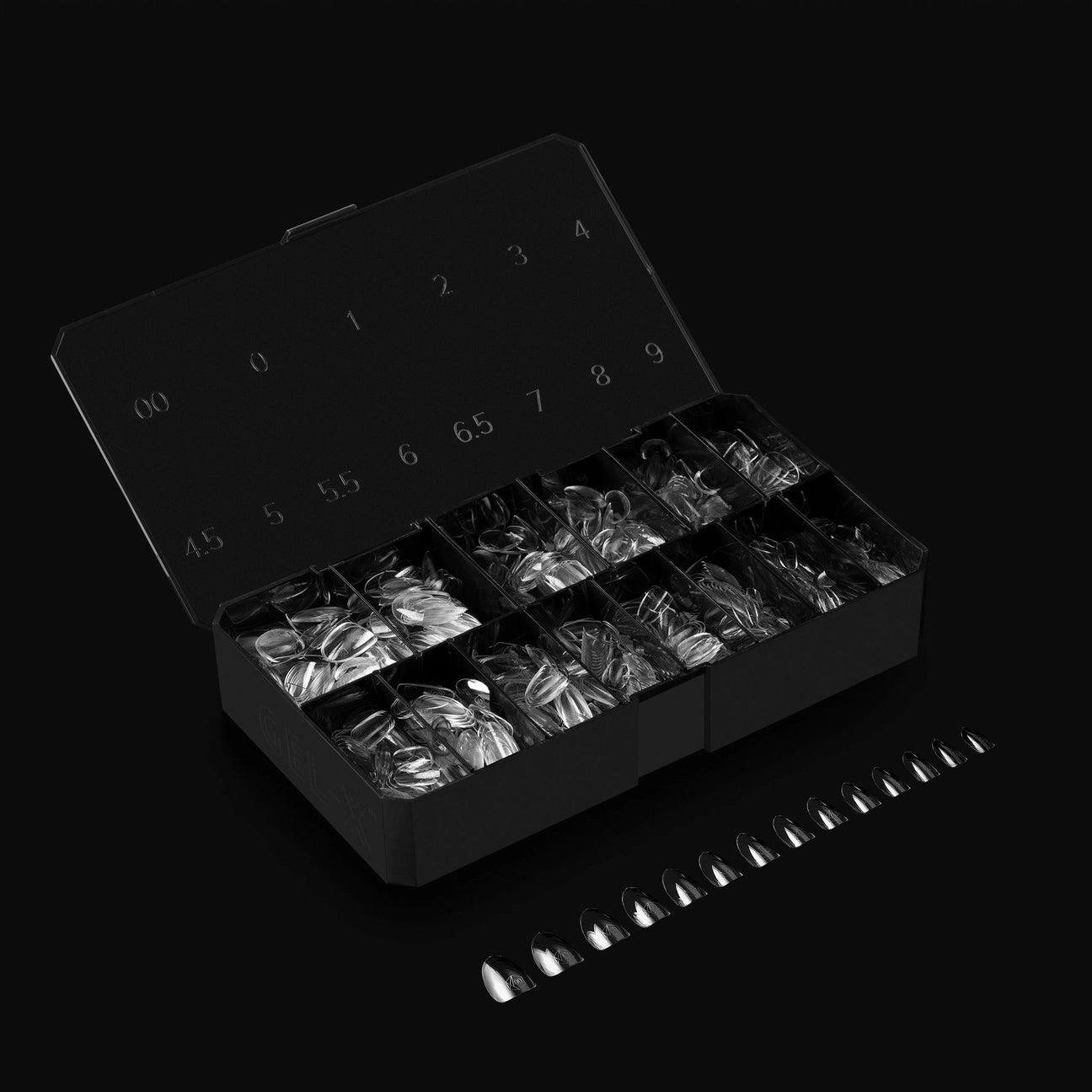 Apres - Gel-X Natural Round Extra Short Box of Tips 2.0, 600pcs