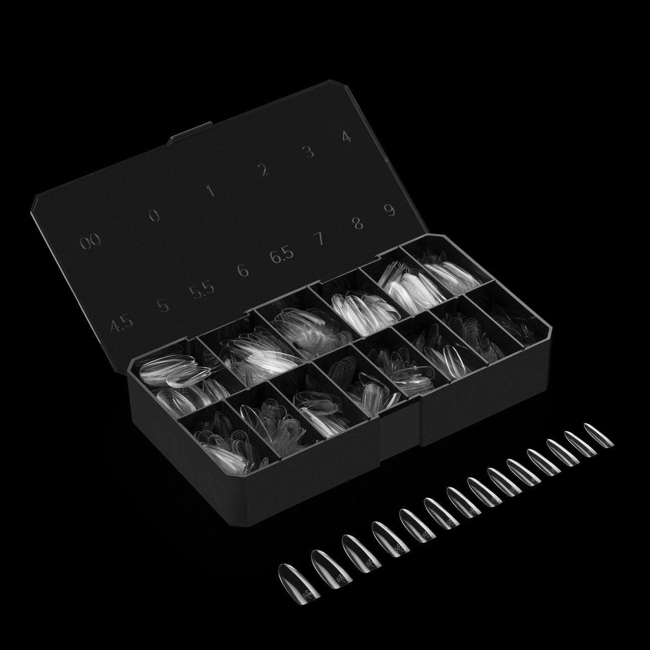 Apres - Gel-X Natural Round Long Box of Tips 2.0, 600pcs