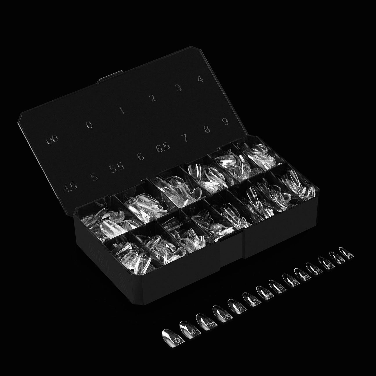 Apres - Gel-X Natural Round Medium Box of Tips 2.0, 600pcs