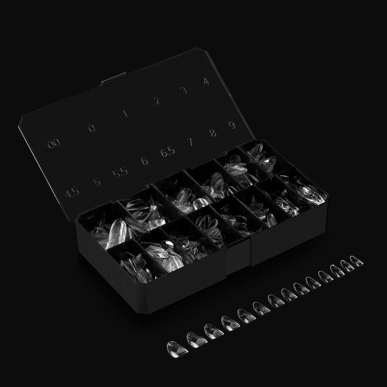 Apres - Gel-X Natural Round Short Box of Tips 2.0, 600pcs