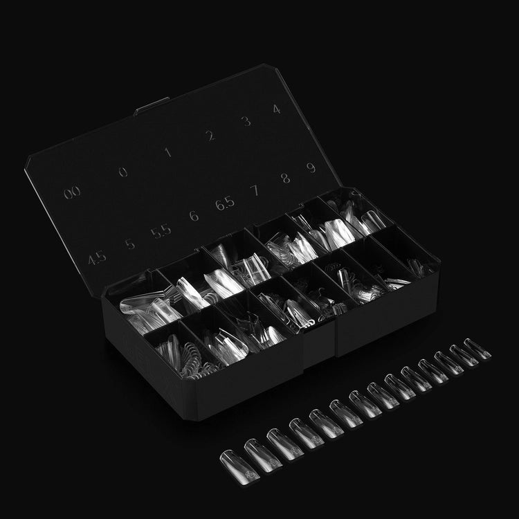 Apres - Gel-X Natural Square Long Box of Tips 2.0, 600pcs