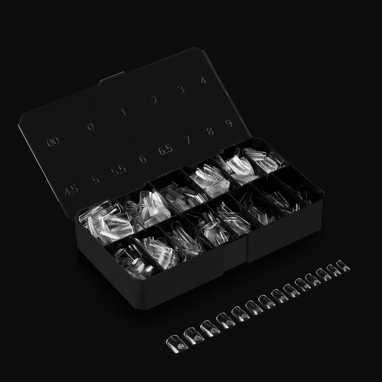 Apres - Gel-X Natural Square Short Box of Tips 2.0, 600pcs