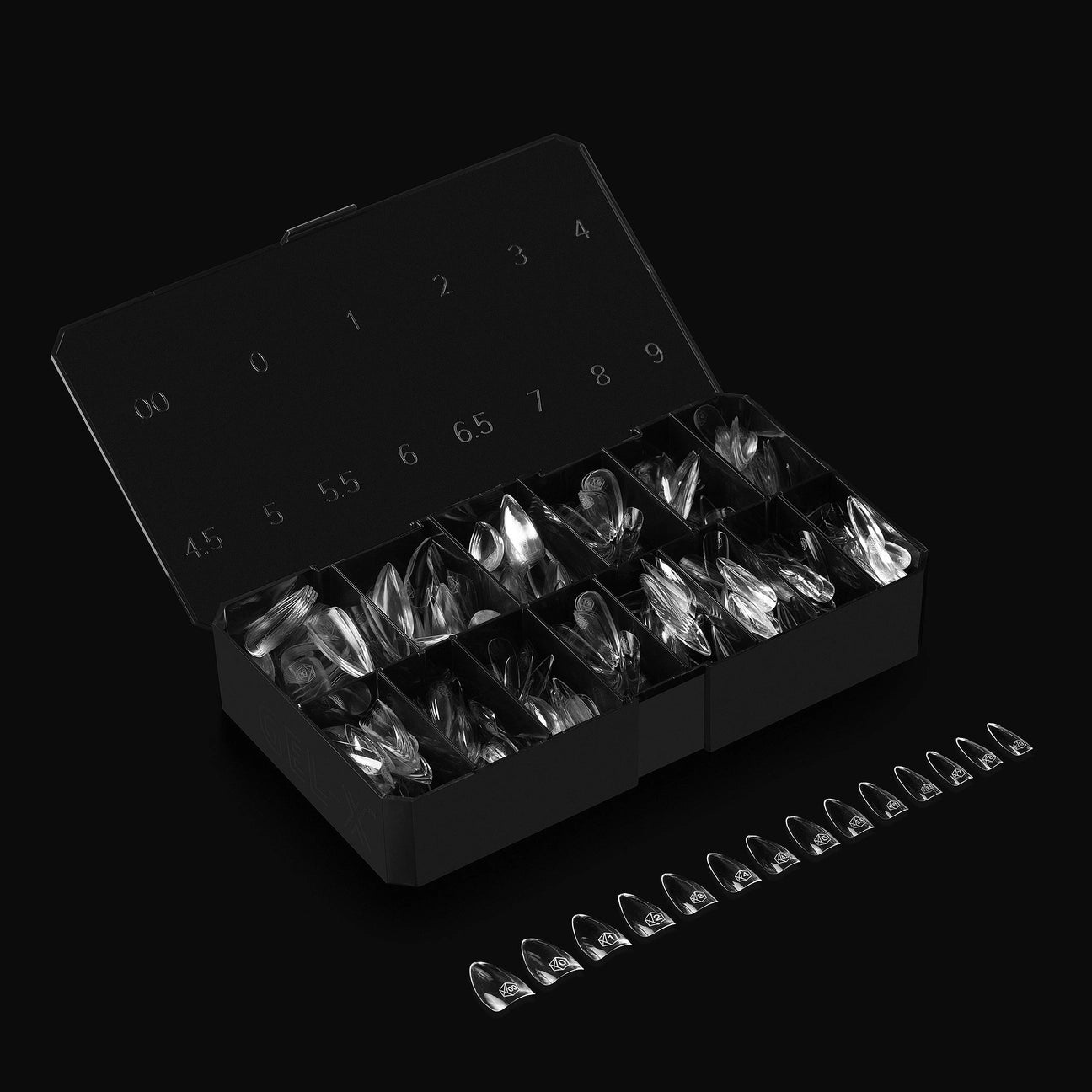 Apres - Gel-X Natural Stiletto Short Box of Tips 2.0, 600pcs