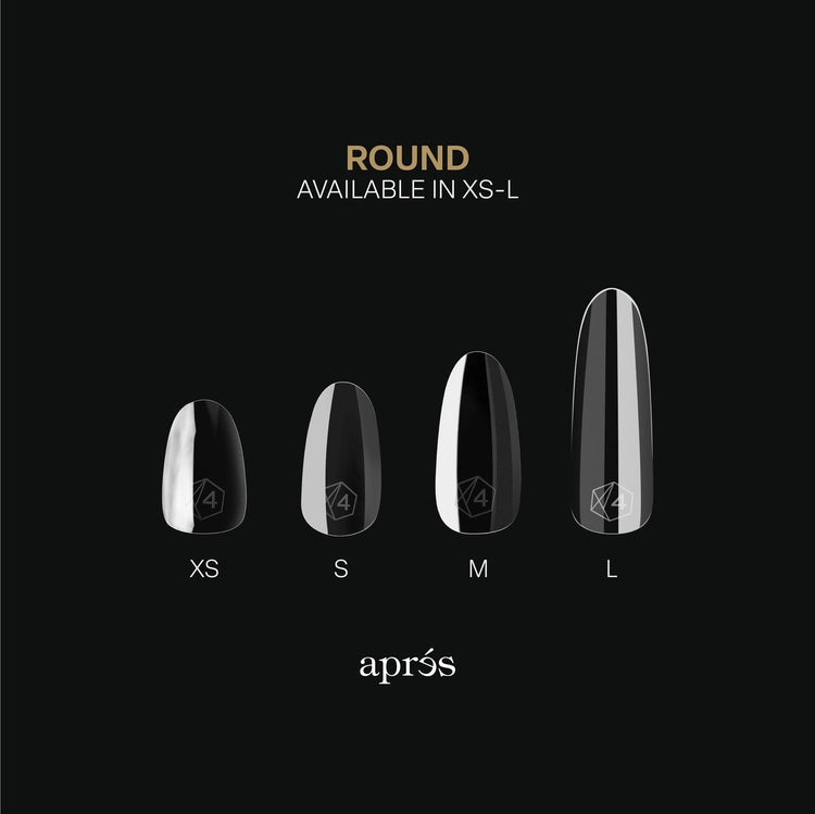 Apres - Gel-X Sculpted Round Long Box of Tips 2.0, 600pcs