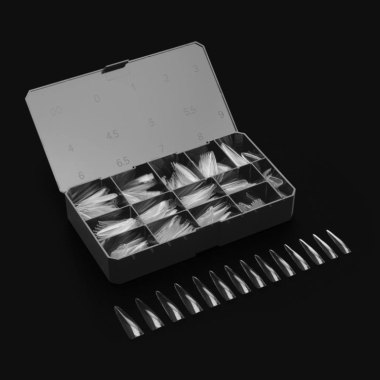 Apres - Gel-X Sculpted Stiletto Extra Extra Long Box of Tips, 420pcs