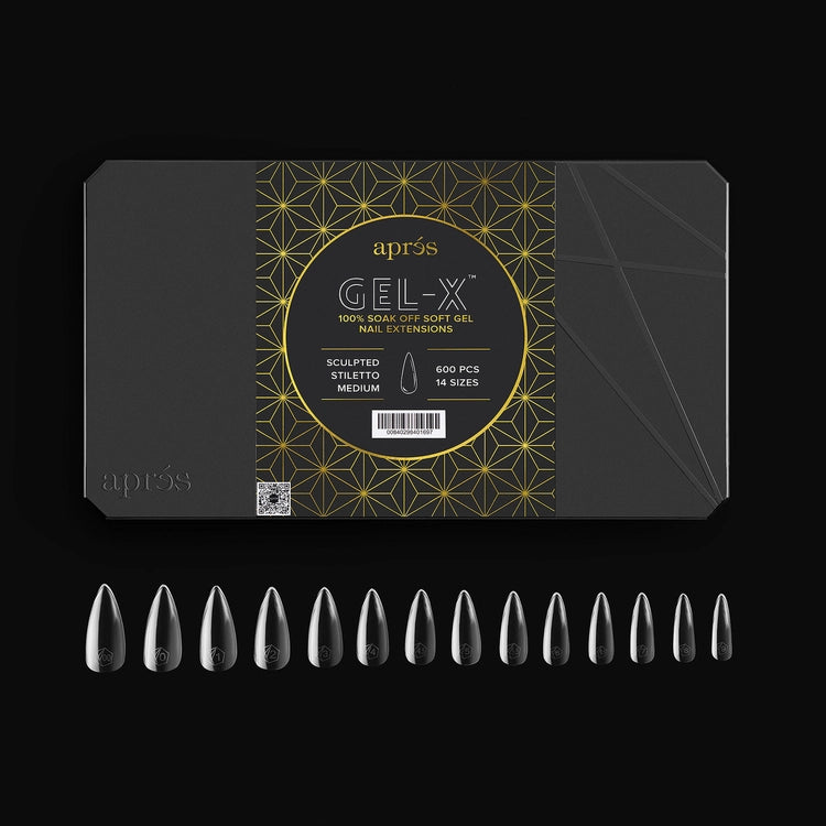 Apres - Gel-X Sculpted Stiletto Medium Box of Tips 2.0, 600pcs