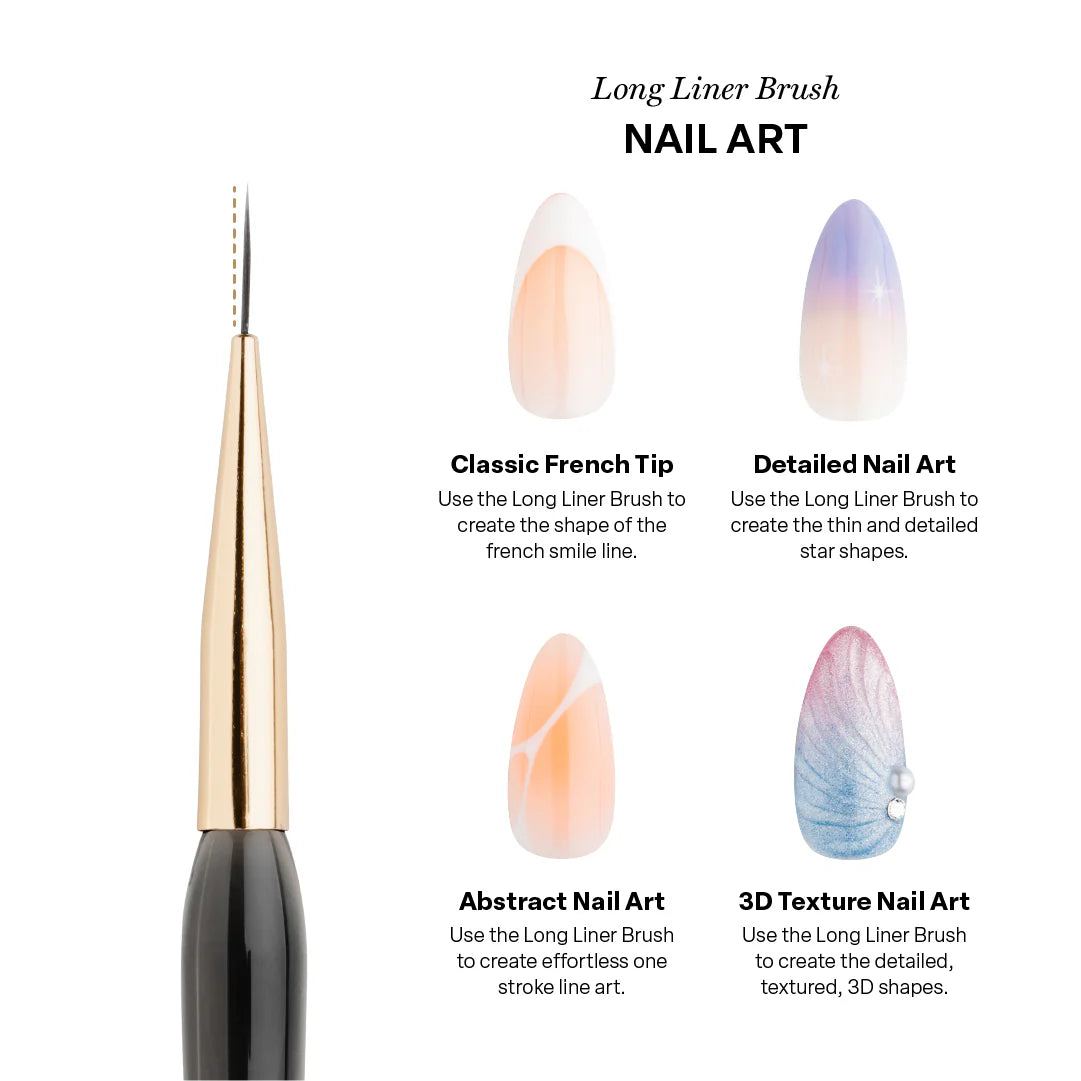 Aprés Long Liner Brush Nail Art