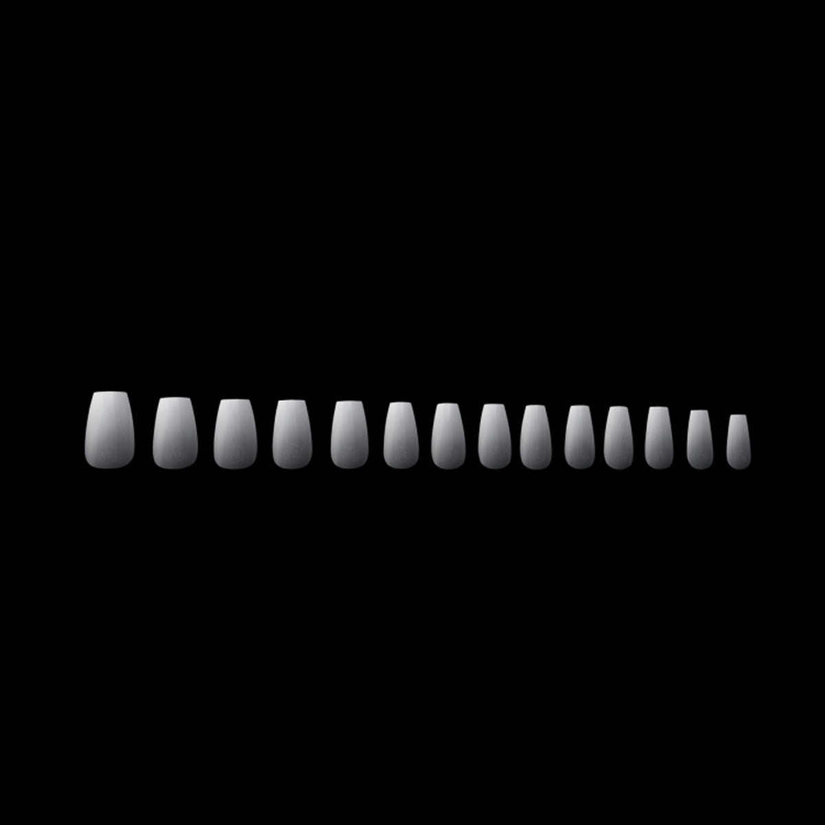 Apres Ombre Round Medium full cover nail extension tips