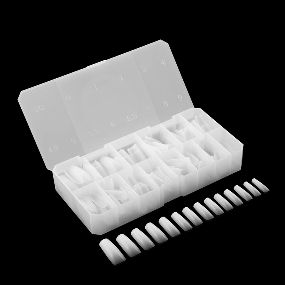 Apres Sculpted Square Long full cover Gel-X nail tips