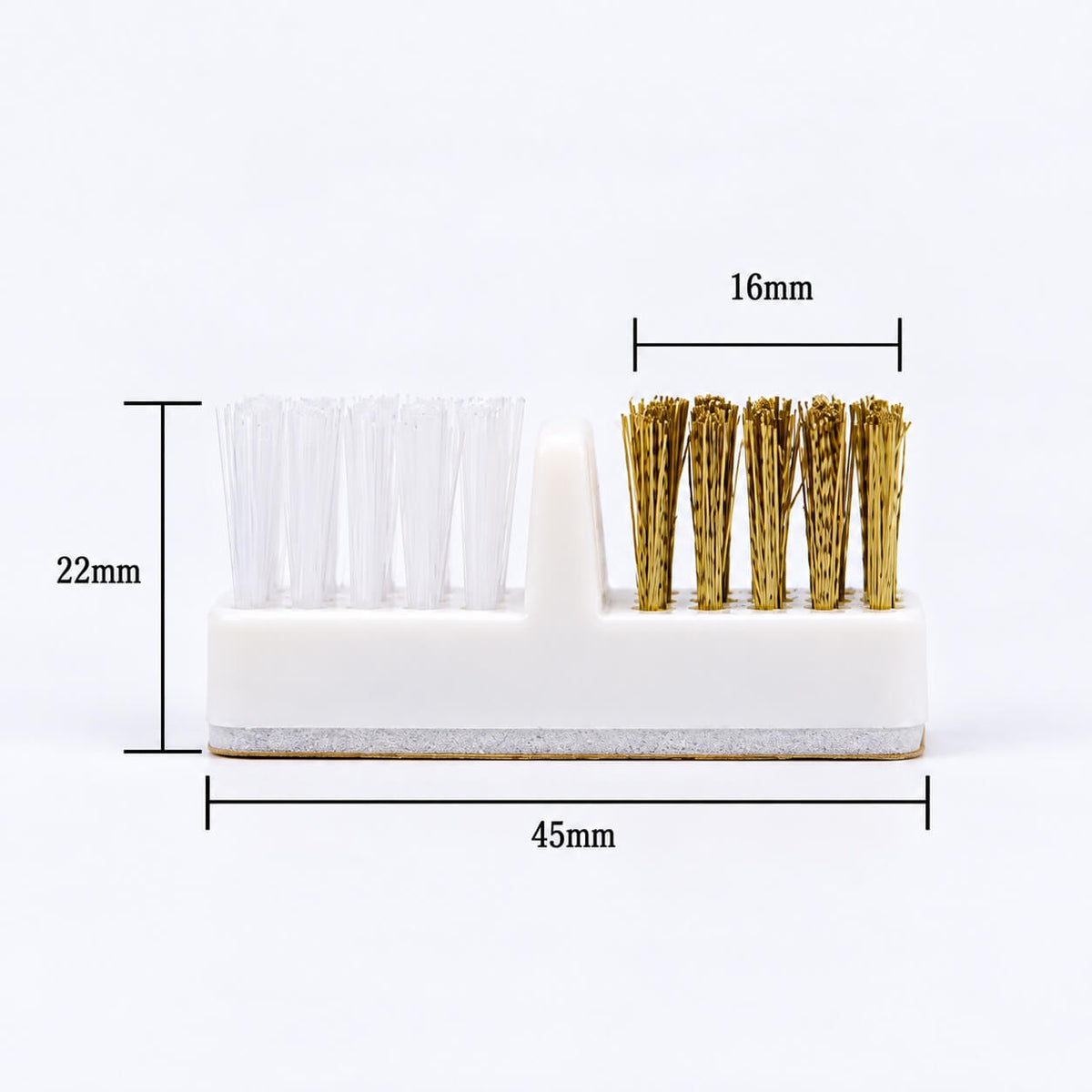 Drill bit cleaner brush with a 2.35 mm shank
