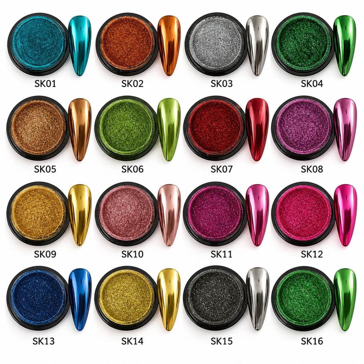 Chrome Mirror Effect Powder Pearl
