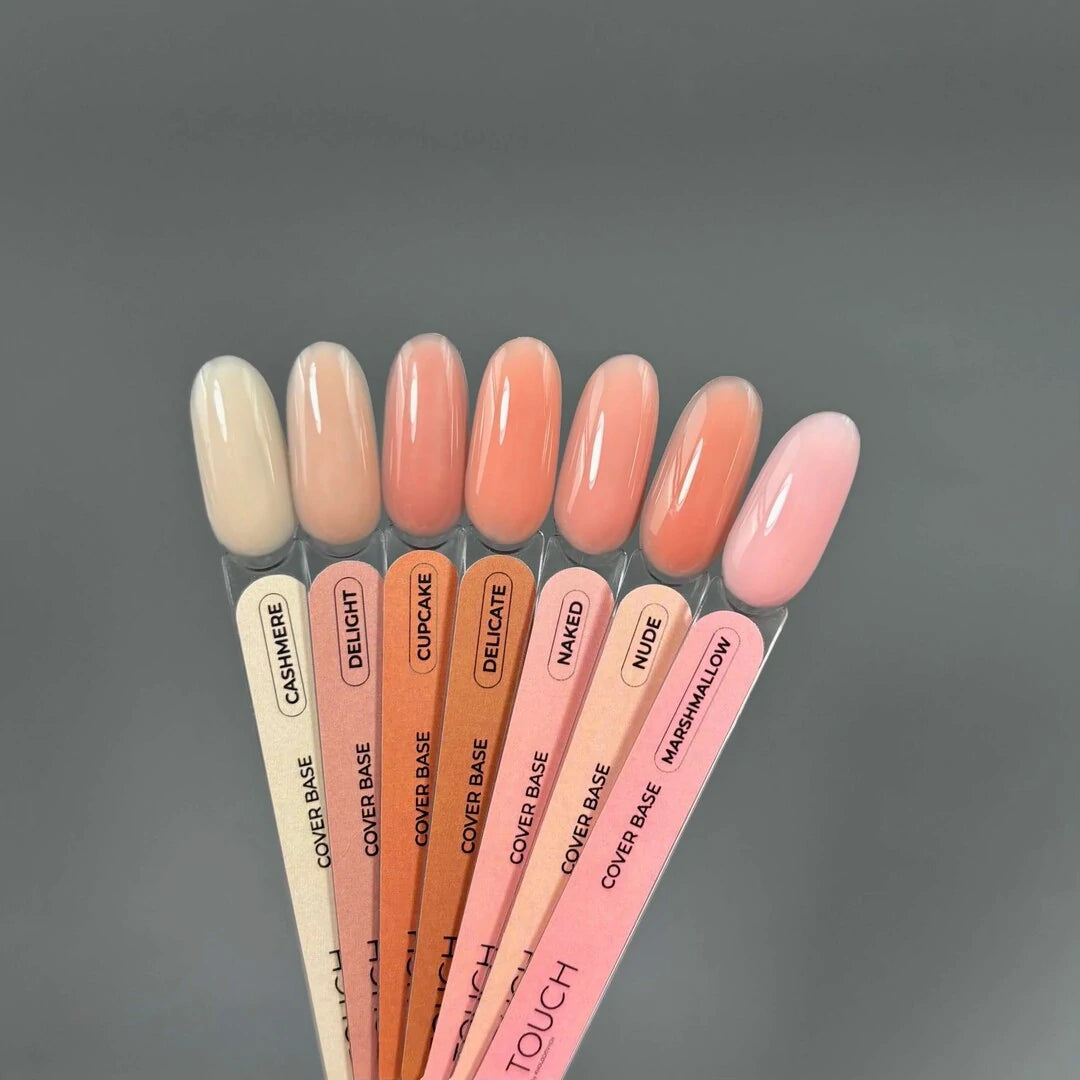 TOUCH Cover Base Naked, 13ml, label close-up